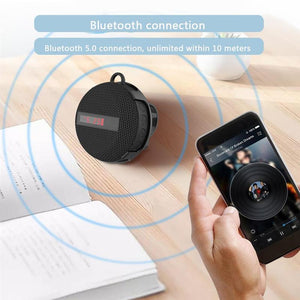 Portable Bluetooth Speaker for Motorcycle Wireless Bicycle Speaker with Loud Sound Bluetooth 5.0 IP65 Waterproof Outdoor Speaker