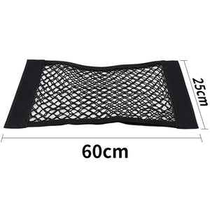 Car Accessories Organizer Car Trunk Net Nylon SUV Auto Cargo Storage Mesh Holder Universal Automotive Luggage Bag Travel Pockets