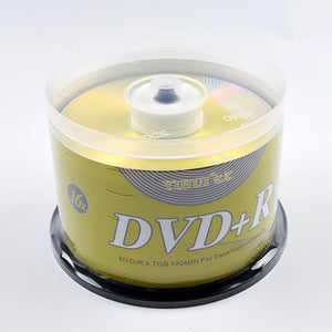 50PCS DVD Drives Blank DVD+R CD Disk 4.7GB 16X Bluray Write Once Data Storage Empty DVD Discs Recordable Media Compact