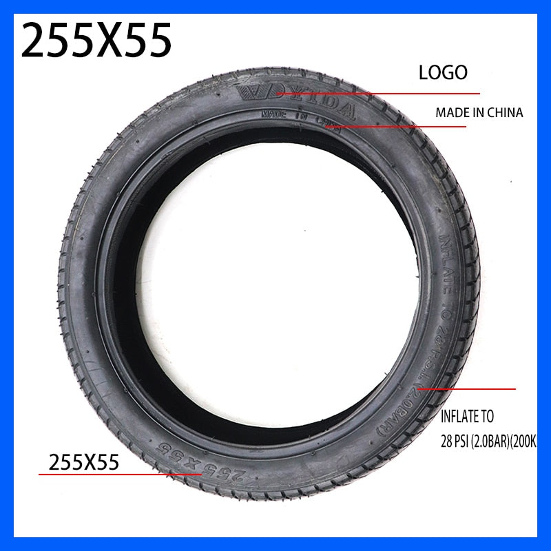 Free shipping 10 Inch 255x55 Inner and Outer Tyre 255*55 Pneumatic Tire for Children's Tricycle, Baby Carriage Accessories