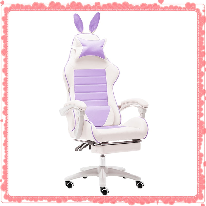 gaming chair,pink computer office chair,LOL internet cafe Sports racing chair,girls man live home bedroom chair,swivel chair