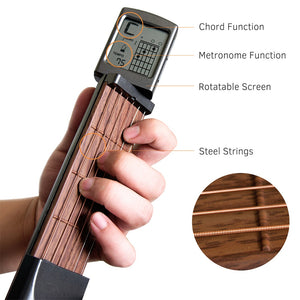 Portable Chord Trainer Pocket Guitar Practice Tools LCD Musical Instrument Practice Chords Tools For Guitar Accessories Parts