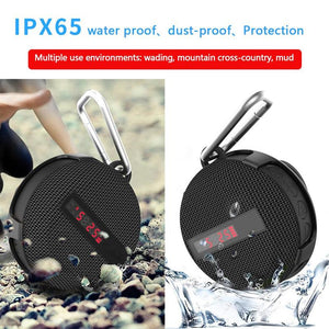 Portable Bluetooth Speaker for Motorcycle Wireless Bicycle Speaker with Loud Sound Bluetooth 5.0 IP65 Waterproof Outdoor Speaker