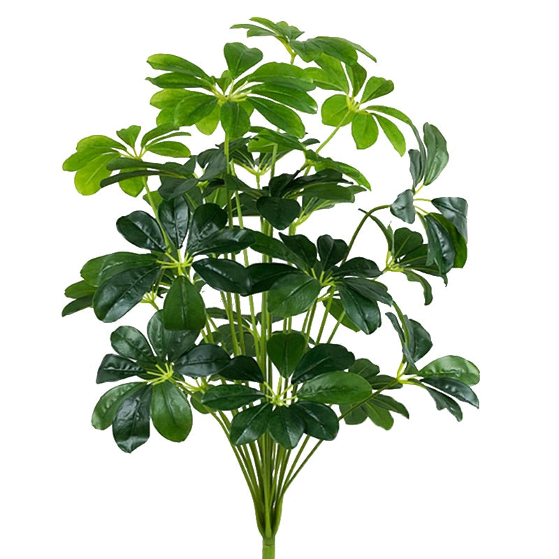 75cm Tropical Tree Large Artificial Plants Fake Turtle Leafs Plastic Palm Leaves Big Potted Monstera For Home Outdoor Room Decor