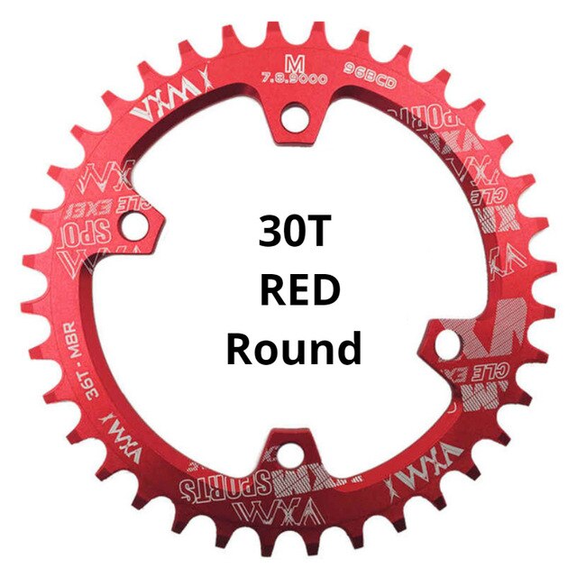 VXM Round Oval 96BCD Chainring MTB Mountain BCD 96 bike 30T 32T 34T 36T 38T crankset Tooth plate Parts for M7000 M8000 M9000