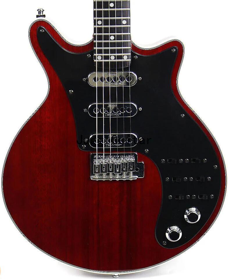 BM01 Burns Brian May Signature Antique Cherry Electric Guitar, Tremolo Bridge &amp; Whammy Bar, Korean Burns Pickups, Black Switch