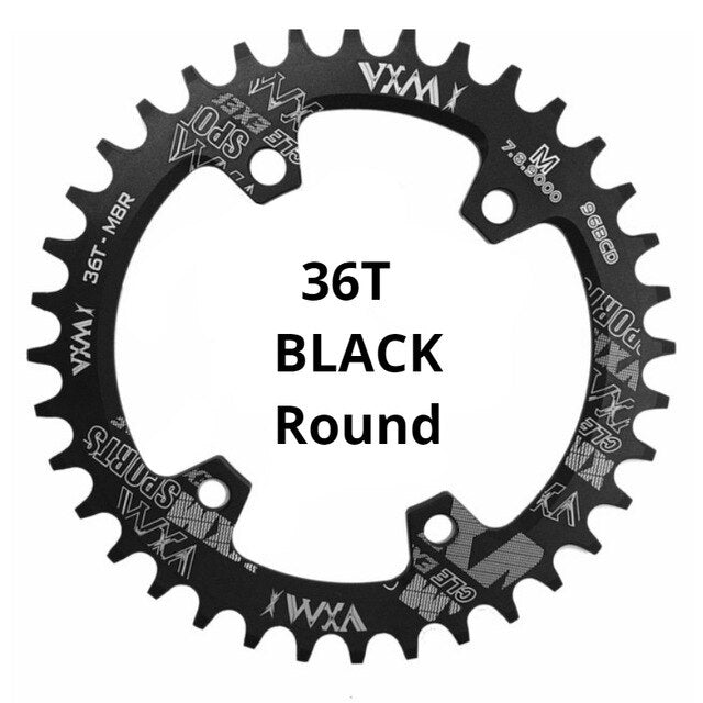 VXM Round Oval 96BCD Chainring MTB Mountain BCD 96 bike 30T 32T 34T 36T 38T crankset Tooth plate Parts for M7000 M8000 M9000