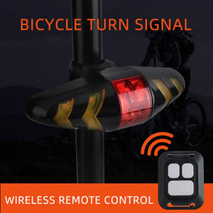 Rear Lamp Smart Bike Wireless Remote Turn Signal Lights Bicycle LED Taillight Easily Installation Personal Bicycle Parts