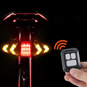 Rear Lamp Smart Bike Wireless Remote Turn Signal Lights Bicycle LED Taillight Easily Installation Personal Bicycle Parts