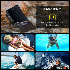 UMIDIGI BISON IP68/IP69K Waterproof Smartphone Rugged Phone 6/8GB+128GB NFC 48MP Matrix Quad Camera 6.3&quot; FHD+ DisplayAndroid 10