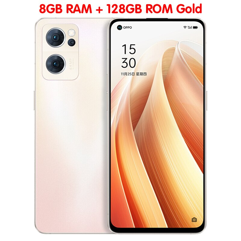 New Original OPPO Reno 7 5G Mobile Phone 6.43 Inch AMOLED 90Hz Screen Snapdragon 778G Octa Core 64MP Camera 4500mAh Smartphone