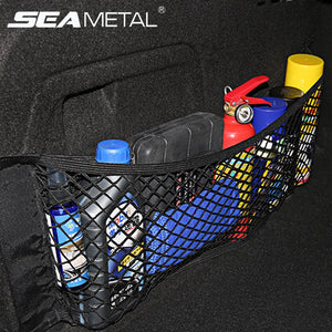 Car Accessories Organizer Car Trunk Net Nylon SUV Auto Cargo Storage Mesh Holder Universal Automotive Luggage Bag Travel Pockets