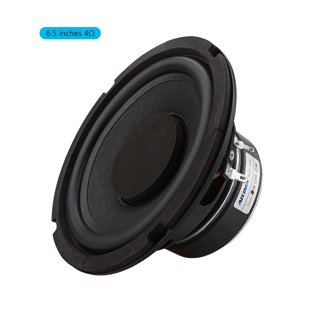 AIYIMA 1Pcs 6.5 Inch Subwoofer 4 8 Ohm 80W Super Bass Woofer Speaker Home Theater For Bookshelf Computer Speaker