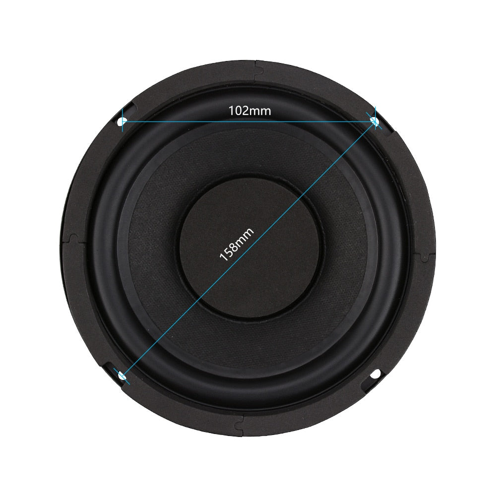 AIYIMA 1Pcs 6.5 Inch Subwoofer 4 8 Ohm 80W Super Bass Woofer Speaker Home Theater For Bookshelf Computer Speaker