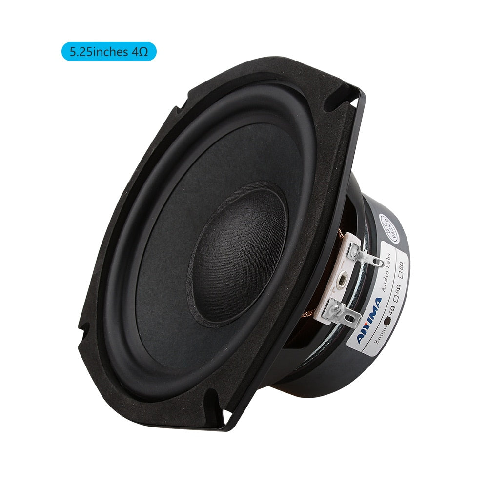 AIYIMA 5.25 Inch Subwoofer Speaker Sound Driver 4 8 Ohm 120W Speaker Column Home Theater Hifi Power Woofer Music Loudspeaker 1Pc