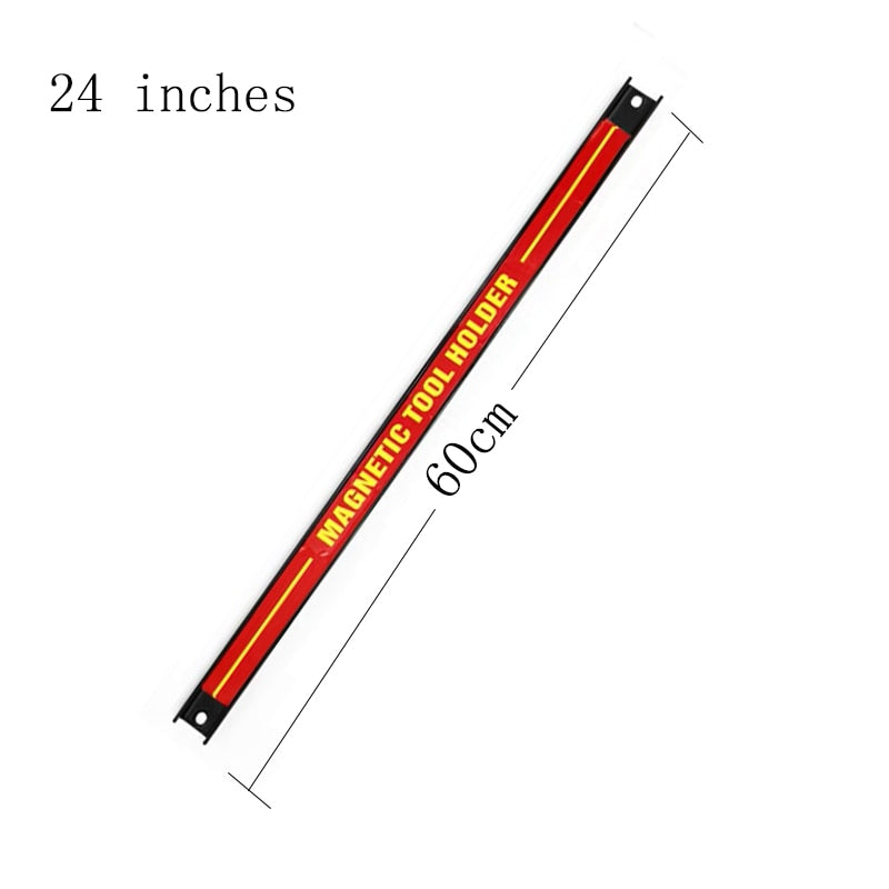 8" 12" 18"  Magnetic Tool Holder Strong Metal Magnet Heavy Duty Wall Holder Strip for Screwdriver Wrench Organizer Storage