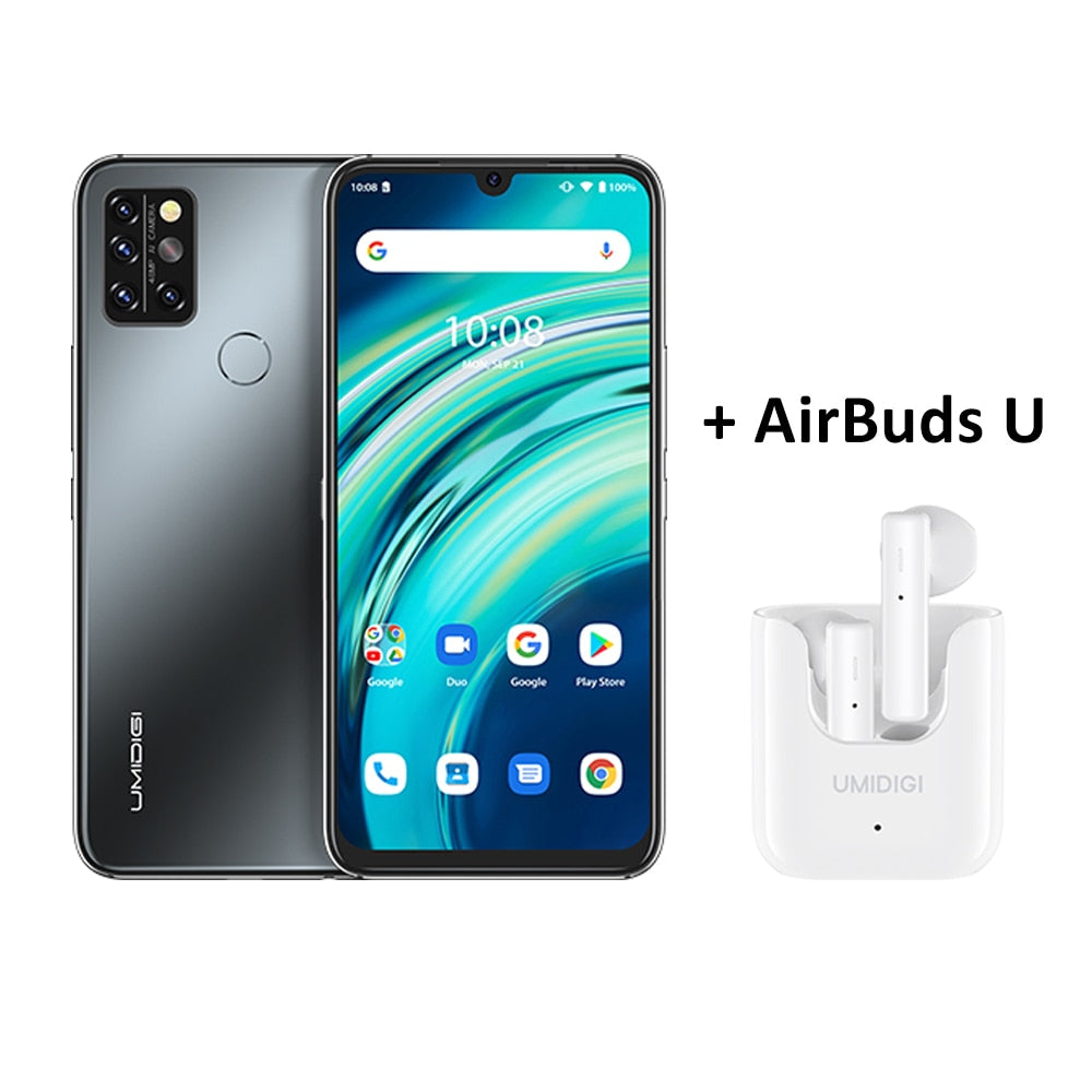 UMIDIGI A9 Pro 6GB 128GB SmartPhone Global Version Unlocked 48MP Quad Camera 24MP Selfie Helio P60 6.3" FHD+ Smart Phone celular