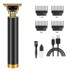 All Metal Vintage T9 Machine Women&#39;s Hair Clipper Hairdresser Professional Haircut Machine 0 Mm Nose and Ear Trimmer Finish Man