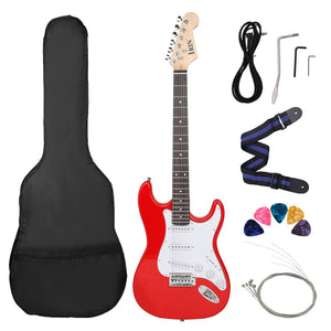 39 Inch ST Electric Guitar 6 String 21 Frets Basswood Body Electric Guitar With Speaker Necessary Guitar Parts & Accessories