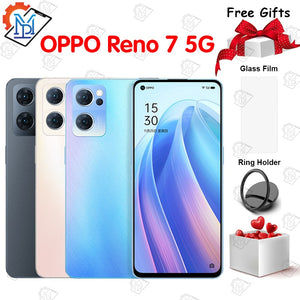 New Original OPPO Reno 7 5G Mobile Phone 6.43 Inch AMOLED 90Hz Screen Snapdragon 778G Octa Core 64MP Camera 4500mAh Smartphone