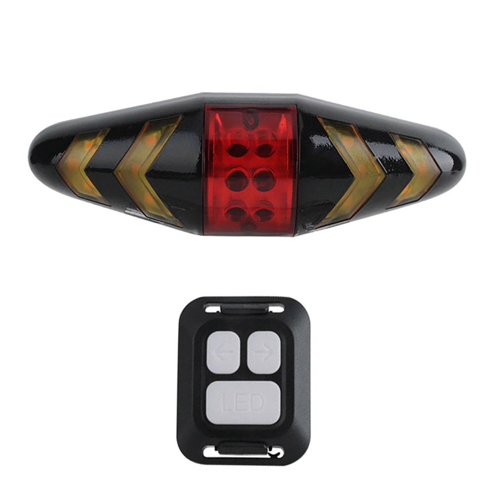 Rear Lamp Smart Bike Wireless Remote Turn Signal Lights Bicycle LED Taillight Easily Installation Personal Bicycle Parts