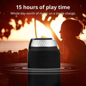 Original Tronsmart Element T6 25W Portable Bluetooth Speaker with 360° Stereo Sound and Built-in Microphone