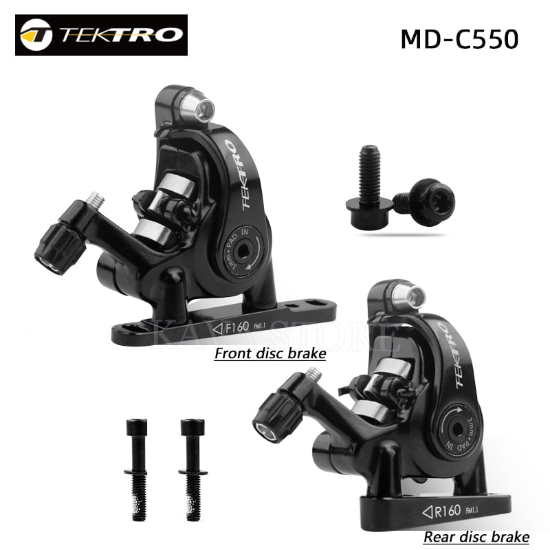 TEKTRO MD-C550 C510 Road Bike Dual Piston cable Caliper Front/Rear Aluminum Alloy Mechanical Disc Double Brakes Bicycle parts