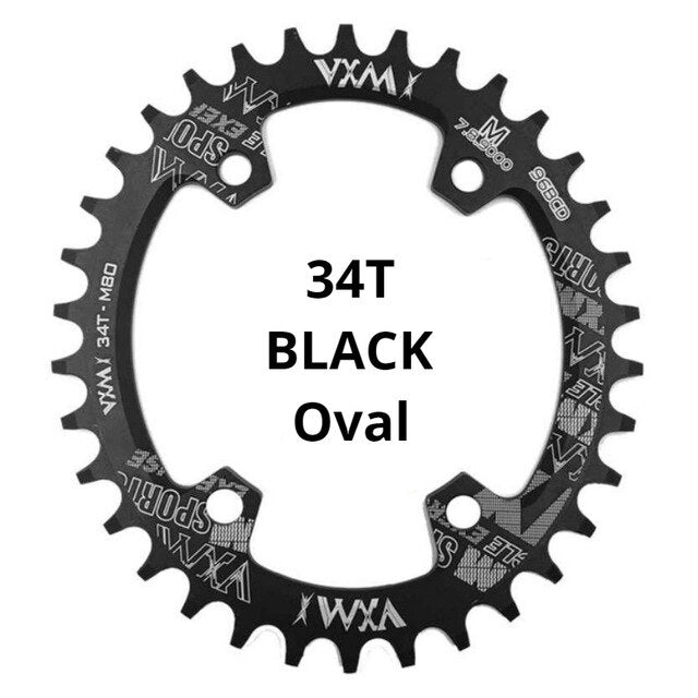 VXM Round Oval 96BCD Chainring MTB Mountain BCD 96 bike 30T 32T 34T 36T 38T crankset Tooth plate Parts for M7000 M8000 M9000