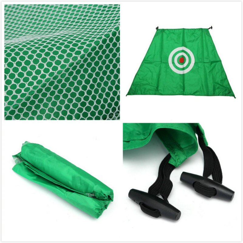 Indoor Outdoor Foldable Golf Practice Net Golf Hitting Cage Garden Grassland Practice Tent 1m /2m Golf Training Aids