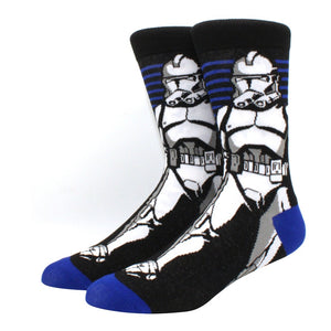 Star Wars Movie Stockings Master Yoda R2-D2 Cosplay Socks Wookiee Jedi Knight Novelty Men&#39;s Women&#39;s Socks Spring Autumn Winter