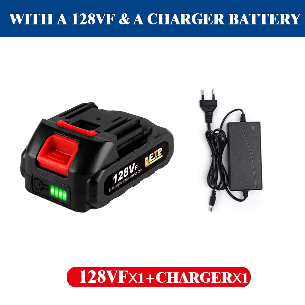 Larger Battery with Charger Lithium ion Rechargeable Replacement for Makita 18V Battery BL1850 BL1830 BL1860  Cordless Drills