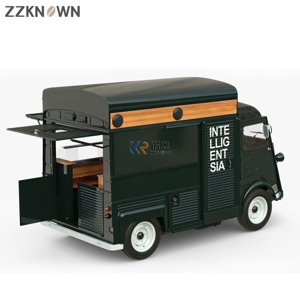 Factory Price Mobile Food Truck Electric Street Burger Hot Dog Snack Vending Cart New Citroen Truck