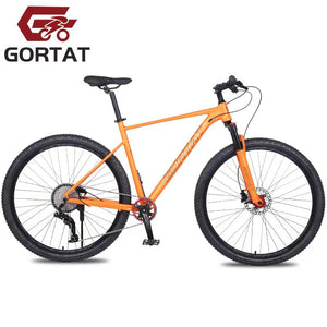 GORTAT 21 Inch Frame Aluminum Alloy Mountain Bike 10-Speed Bicycle Double Oil Brake Front &amp; Rear Quick Release Lmitation Carbon