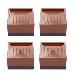 4pcs Furniture Bed Foot Pads Table Table Heightening Rubber Cushion Sofa Bed Legs Floor Protection  Anti-slip Mute Mats