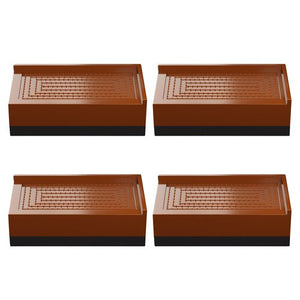 4pcs Furniture Bed Foot Pads Table Table Heightening Rubber Cushion Sofa Bed Legs Floor Protection  Anti-slip Mute Mats