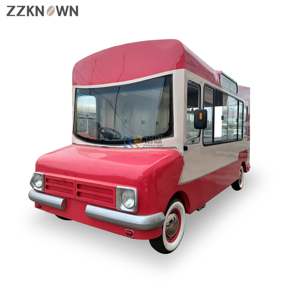 Fast Oem Street Vintage Pizza Trailers Concession Retro Mobile Coffee Trucks Food Truck