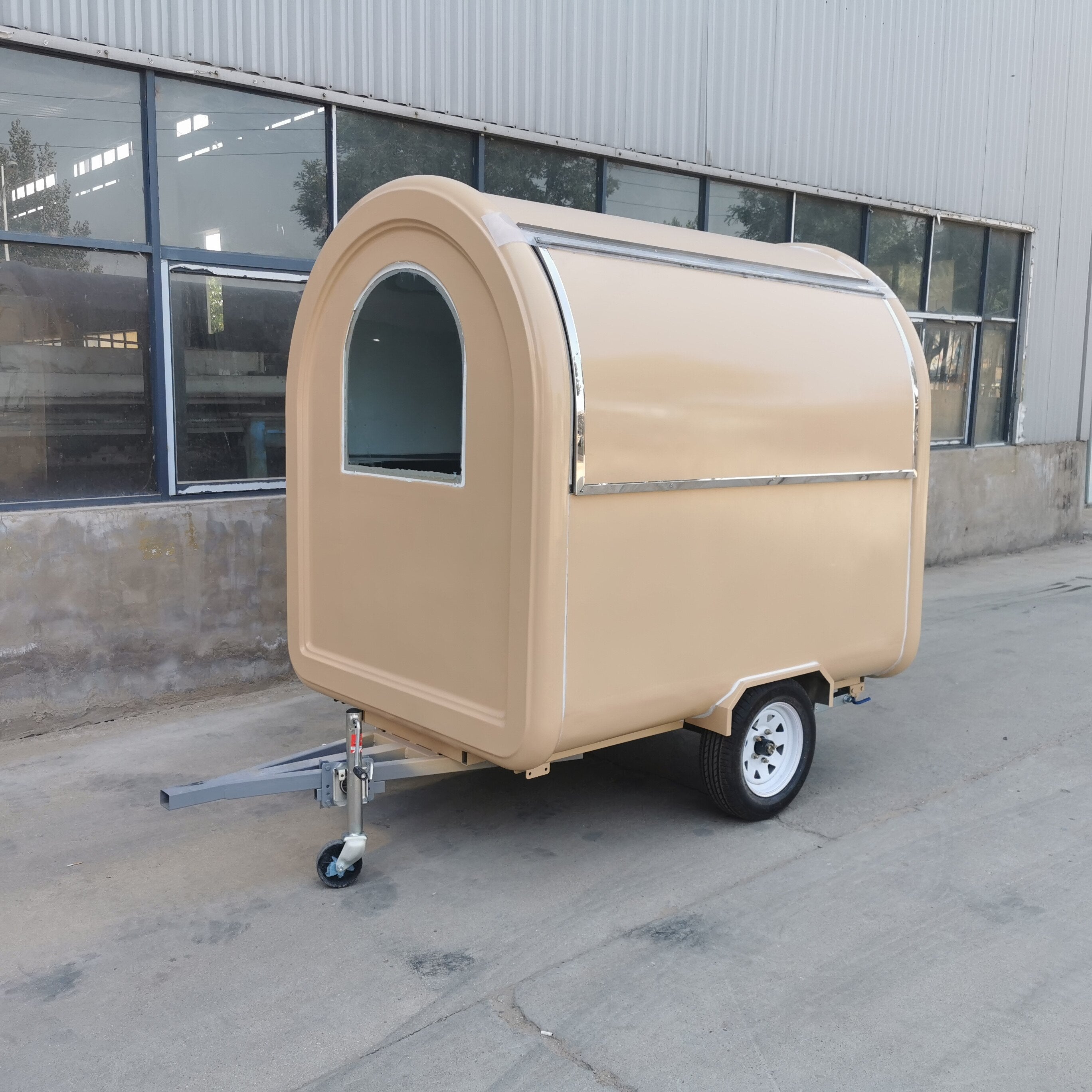 Mobile food truck 7.5ft dining car food trailer for europe vendors hotdog food cart