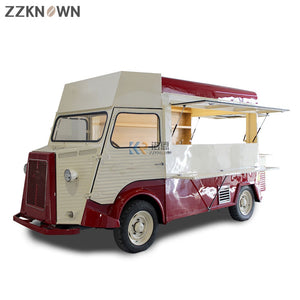 2022 Best Selling Street Vending Food Cart Classic Vantage Mobile Coffee Food Truck Citroen