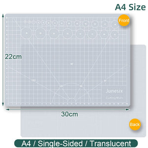 Professional Cutting Mat for Sewing Craft Hobby Scrapbooking Quilting Project, Self Healing Double-Sided Rotary Green Board Pad