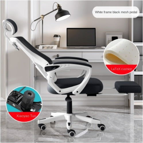 IHOME Computer Chair Home Office Chair Reclining Lift Swivel Chair Dormitory Student Gaming Game Seat Backrest Human Chair 2022