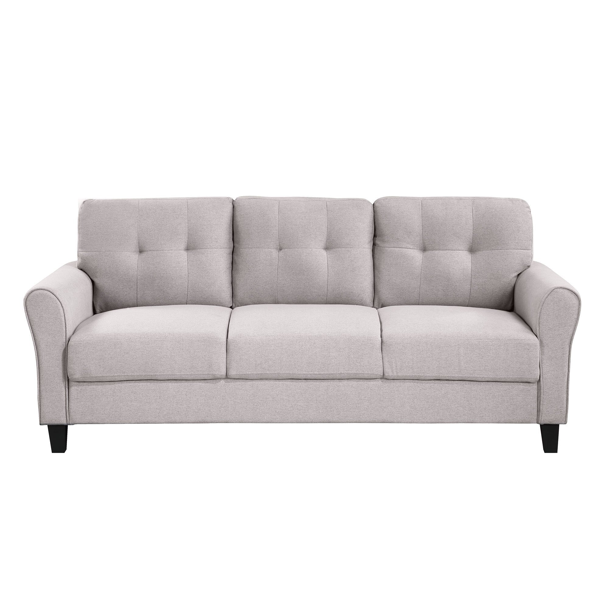 FurnitureLiving Room Sofa Set Linen Upholstered Couch Furniture for Home or Office (1+3 Seat)