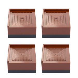 4pcs Furniture Bed Foot Pads Table Table Heightening Rubber Cushion Sofa Bed Legs Floor Protection  Anti-slip Mute Mats