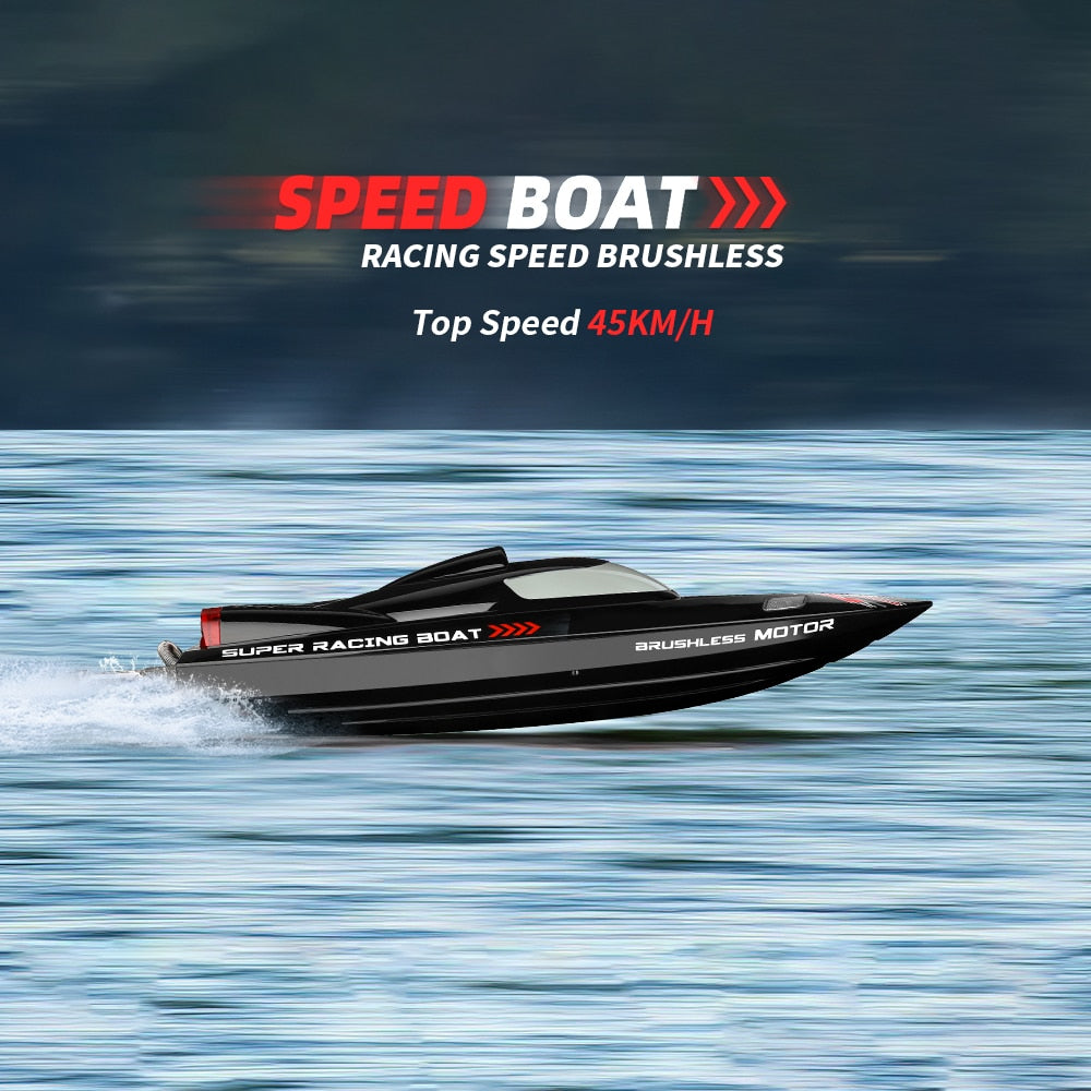 WLtoys WL916 WL915-A RC Boat 2.4Ghz 55KM/H Brushless High Speed Racing Boat Model Remote Control Speedboat Children RC Toys