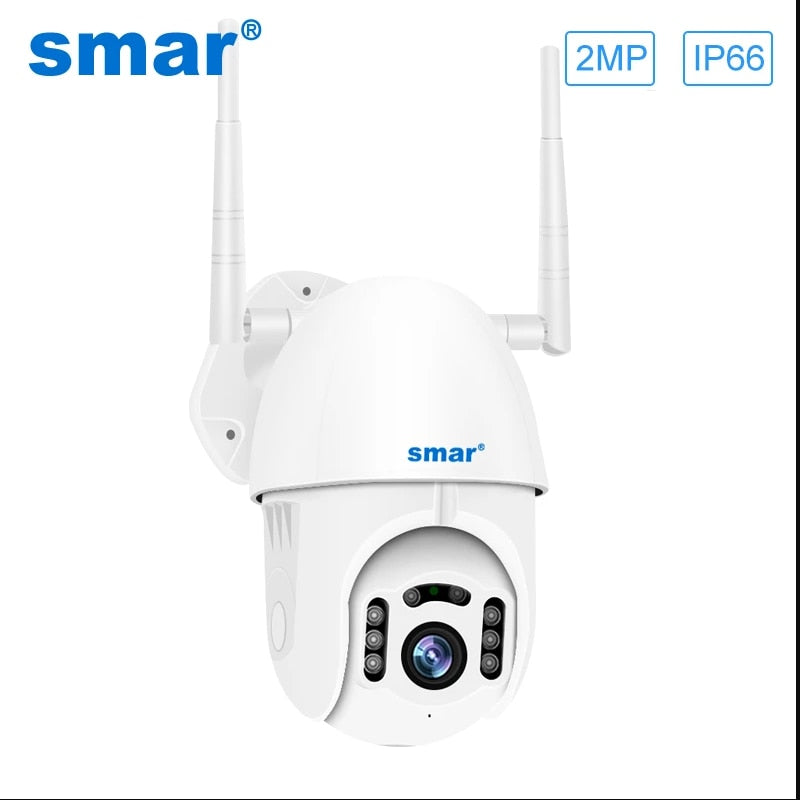 Smar WIFI Camera Outdoor PTZ IP Camera H.265X 1080p Speed CCTV Security Cameras IP Camera WIFI Exterior 2MP IR Home Surveilance