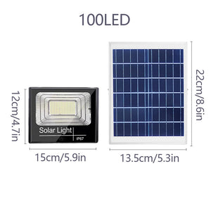 Solar LED Light Outdoor Solar Spotlights Garden House Remote Control Waterproof Flood Light Led Wall Lamp