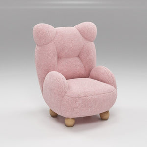 Lambswool Cream Style Child Bear Couch Baby Single Cartoon Seat Mini Lazy Small Sofa