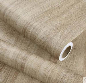 Wood Grain Stickers Wardrobe Cabinet Table Furniture Renovation  Wallpaper Self Adhesive Waterproof Wall Papers Home Decor