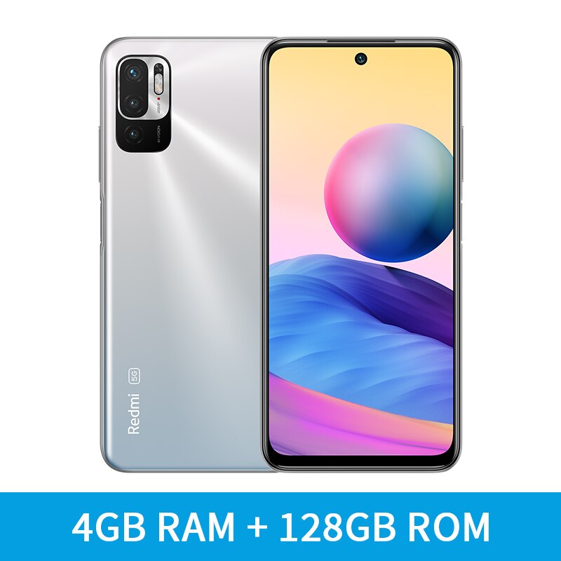 Global Version Xiaomi Redmi Note 10 5G NFC Mobile Phone 4GB RAM 64GB ROM/128GB ROM 90Hz 6.5" DotDisplay 7nm Processor 18W Charge