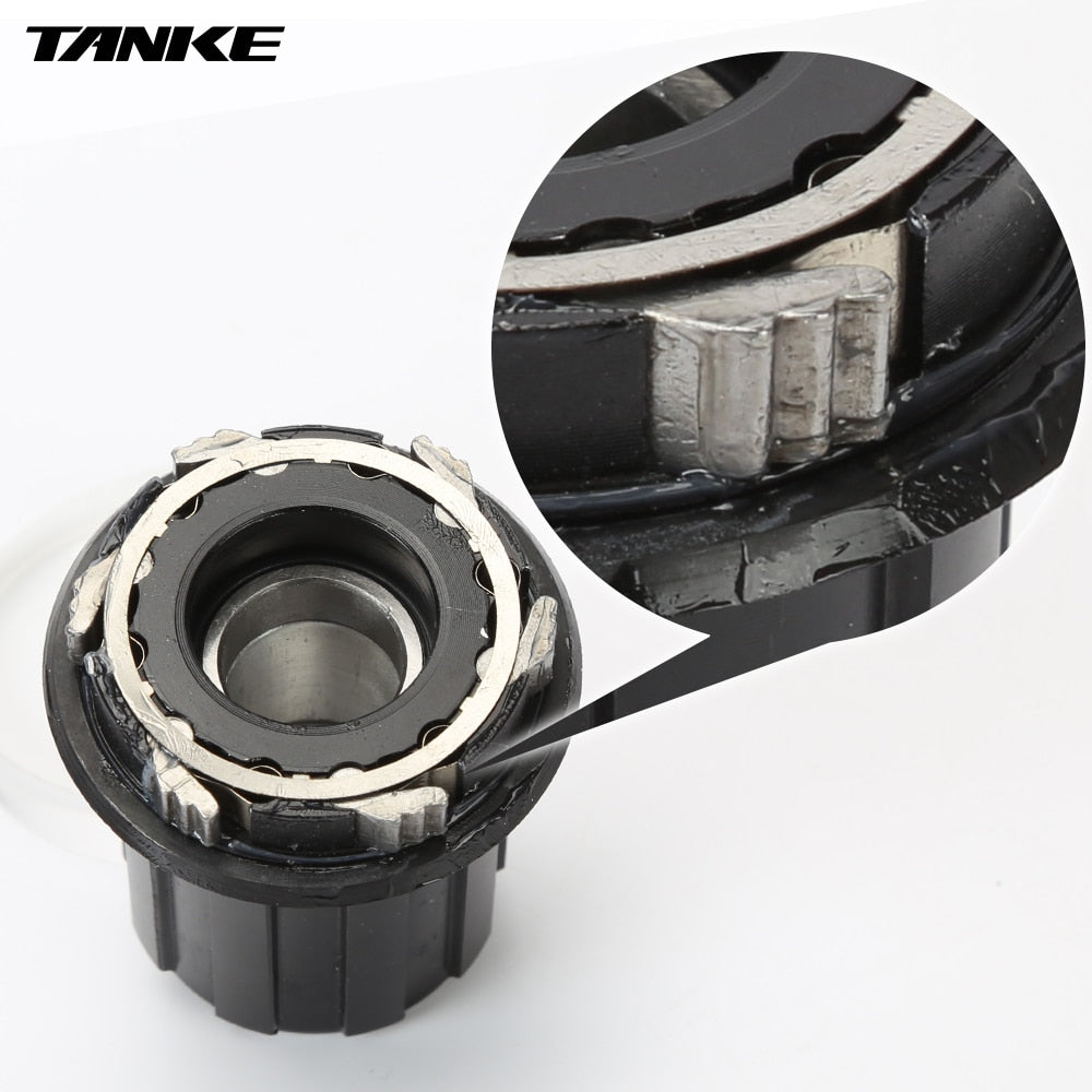 TANKE 32 36 holes MTB bike hub 6 pawls 6 bearing 120 clicks cassette flywheel 7-12 speed 6 nail disc brake hubs bicycle parts