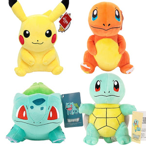 Pokemon Plush Charmander Squirtle Pikachu Plush Bulbasaur Anime Stuffed Animal Toy Peluche Pokemon Plush Doll Gift for Kid